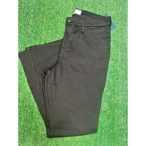 NWT Hollister Curvy High‎ Rise Flare Jeans Black Soft Stretch WMN Size 14S W32S